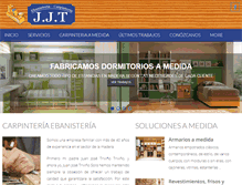 Tablet Screenshot of mueblesydecoracionjjt.com